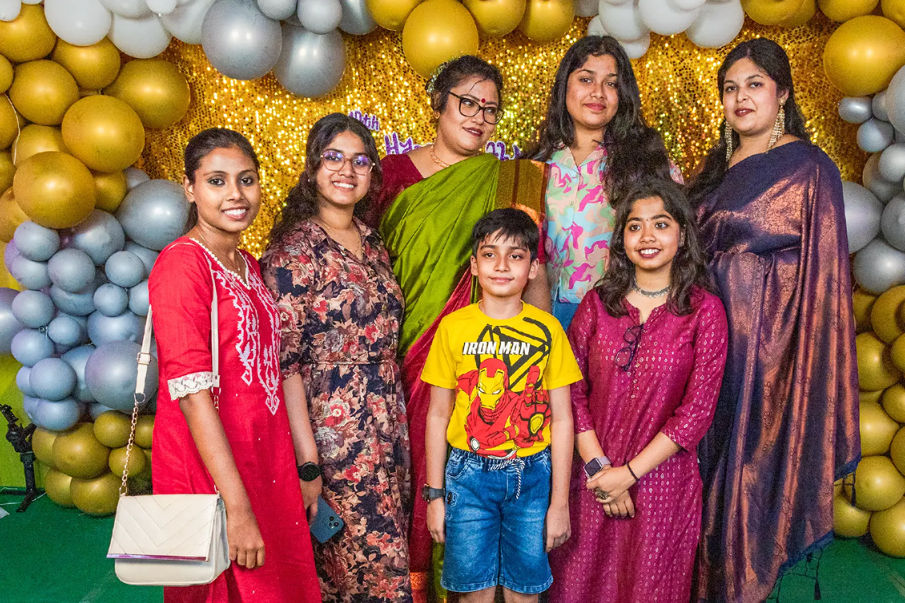 Guests and family photographed at Pablo’s birthday celebration by Twin Lens