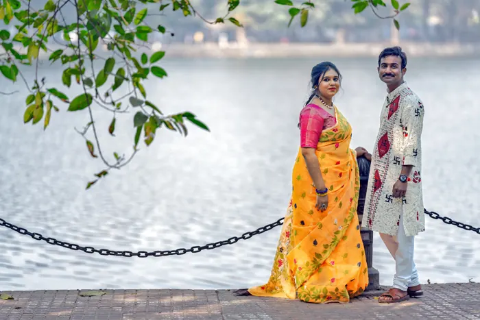 Forest Couple Story by Twin Lens wedding photographer in Kolkata