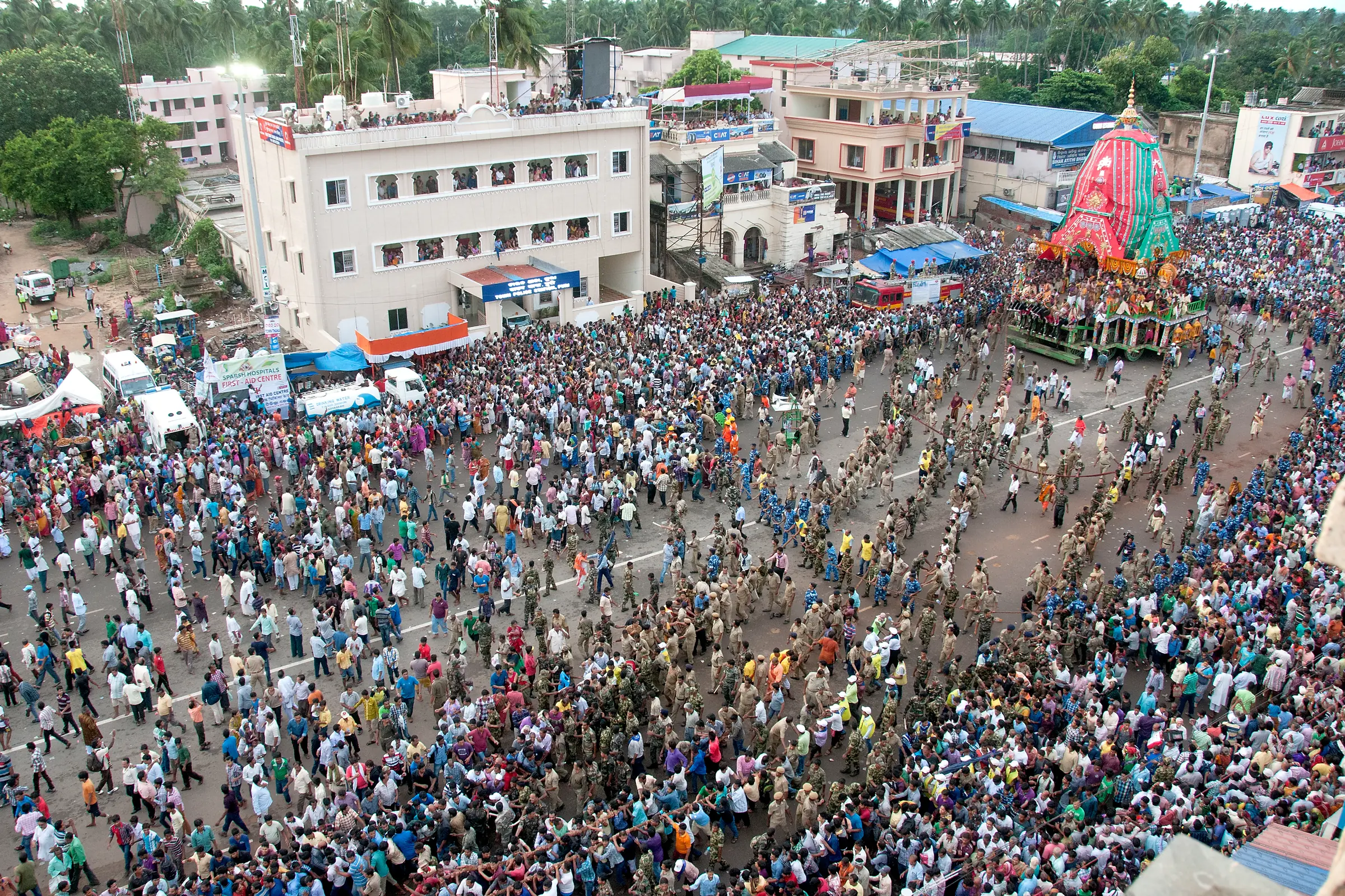 Rath Yatra Chariot Procession Crowd Photography by Twin Lens Kolkata