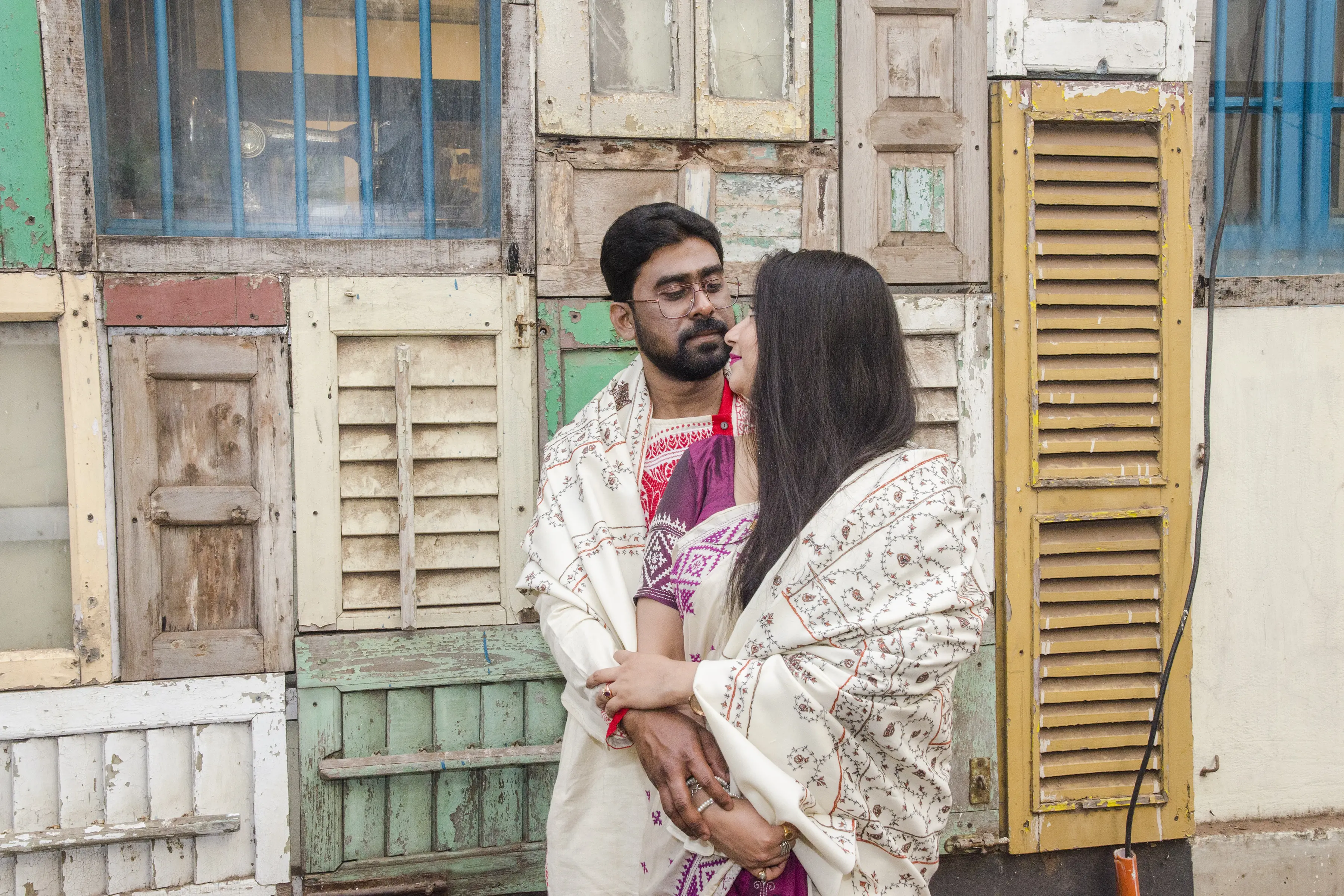 Kolkata Heritage Pre Wedding Couple Portrait by Twin Lens Kolkata