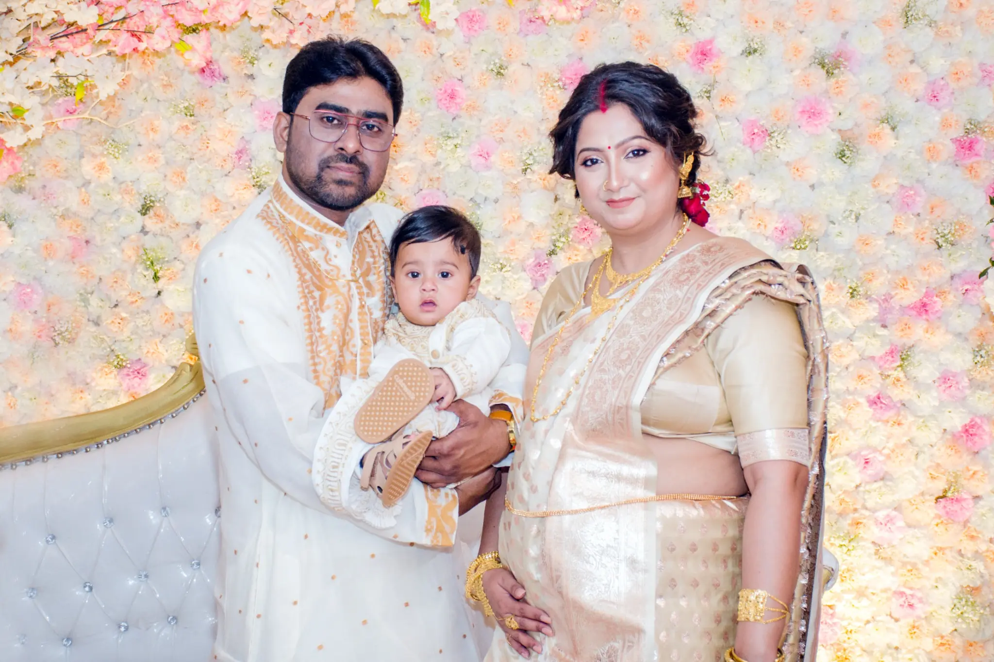 Asim Nandy Baby Rice Ceremony Family by Twin Lens Kolkata