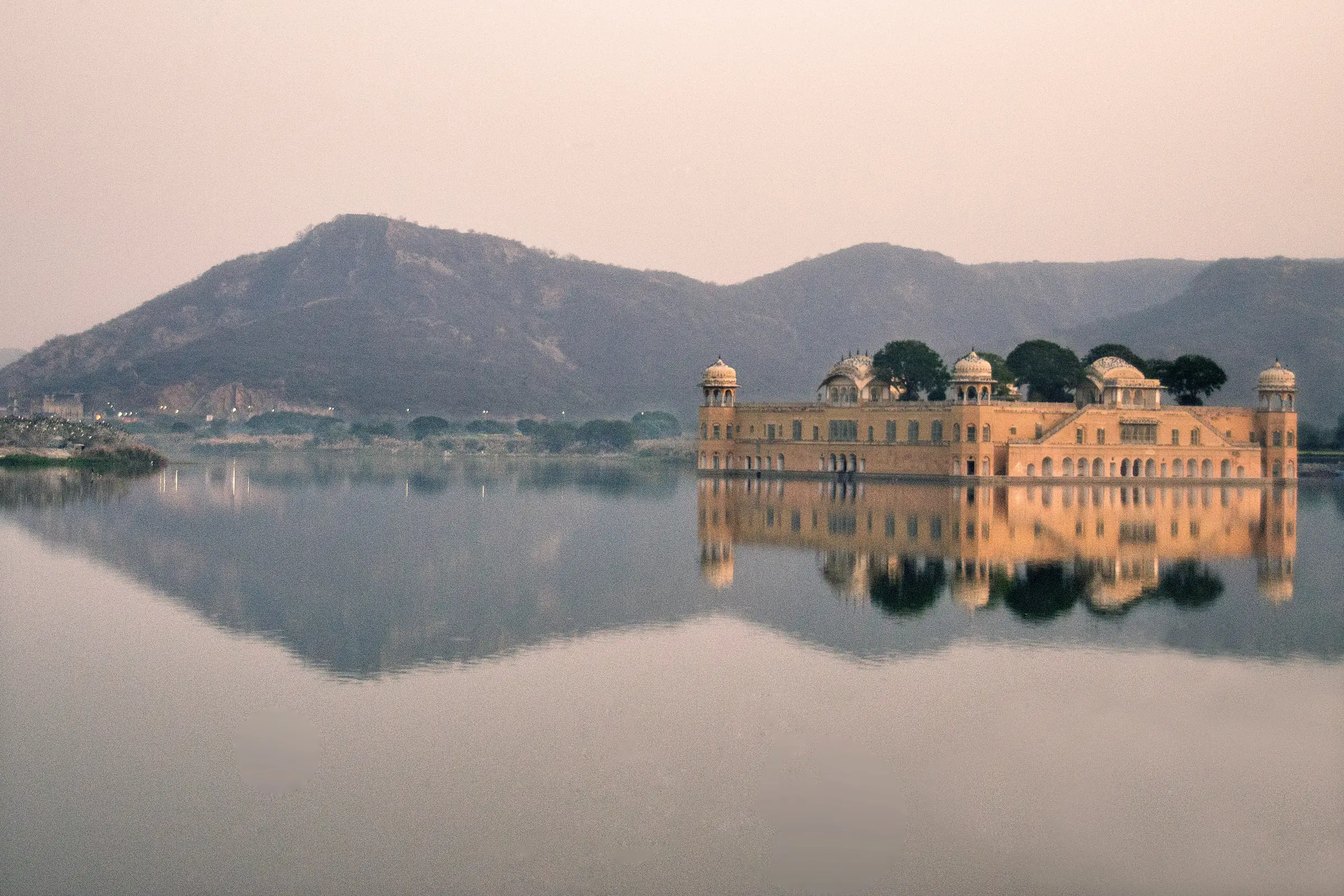 Jal Mahal Palace Jaipur Lake Reflection by Twin Lens
