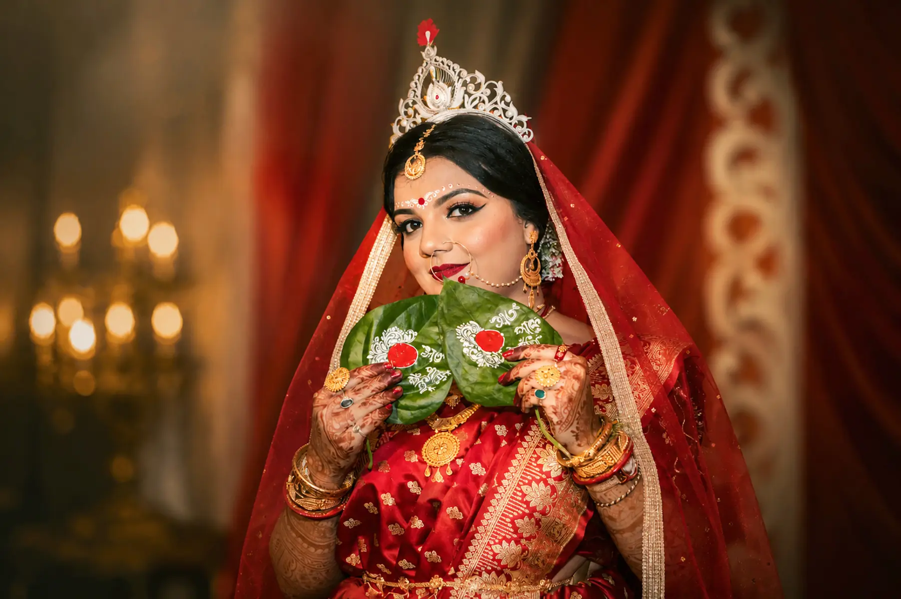 Bengali Bride Wedding Portrait Kolkata by Twin Lens Kolkata
