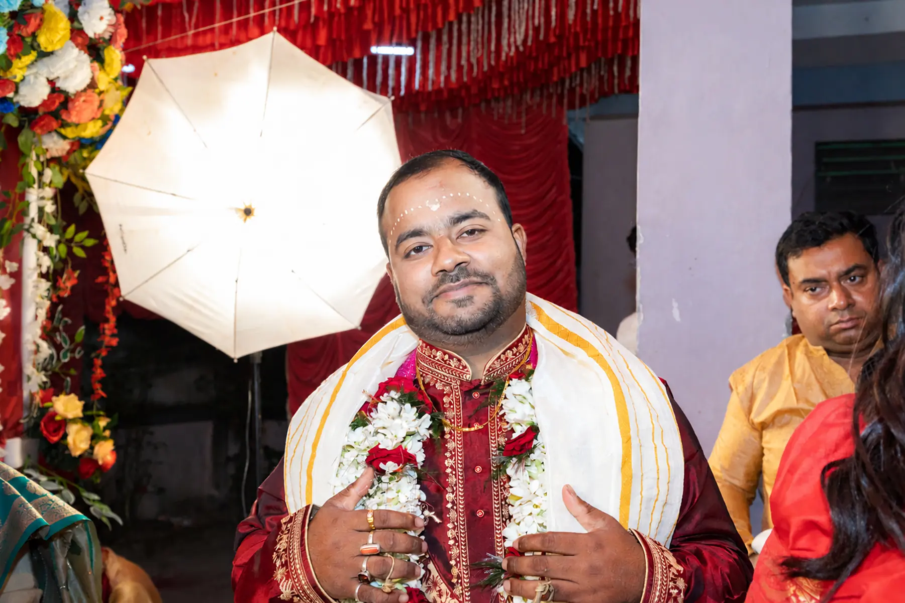 Bengali Groom Wedding Portrait Kolkata by Twin Lens Kolkata